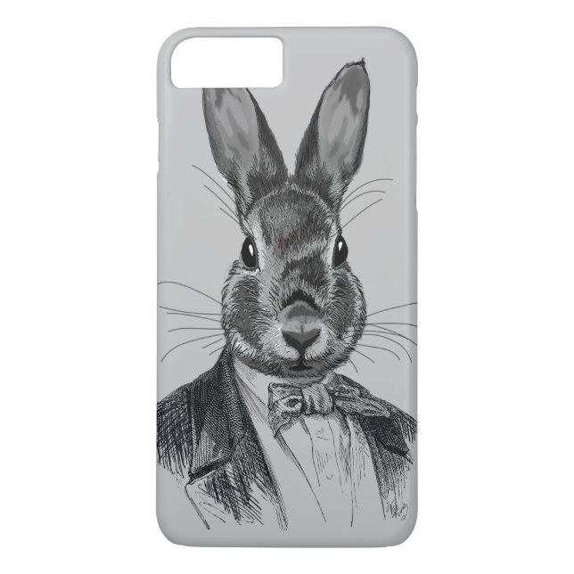 Capa Para iPhone, Case-Mate Coelho Em Retrato De Fato (Verso)
