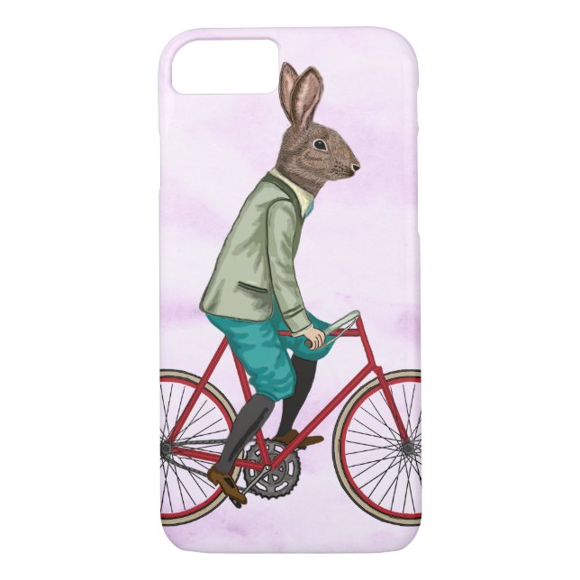 Capa Para iPhone, Case-Mate Coelho na bicicleta 3 (Verso)