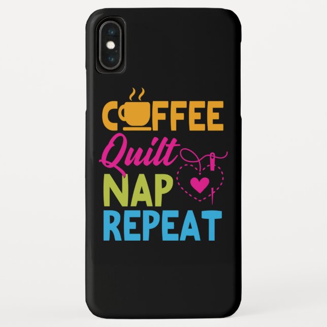 Capa Para iPhone, Case-Mate Coffee Quilt Nap Repetit Quilting (Verso)
