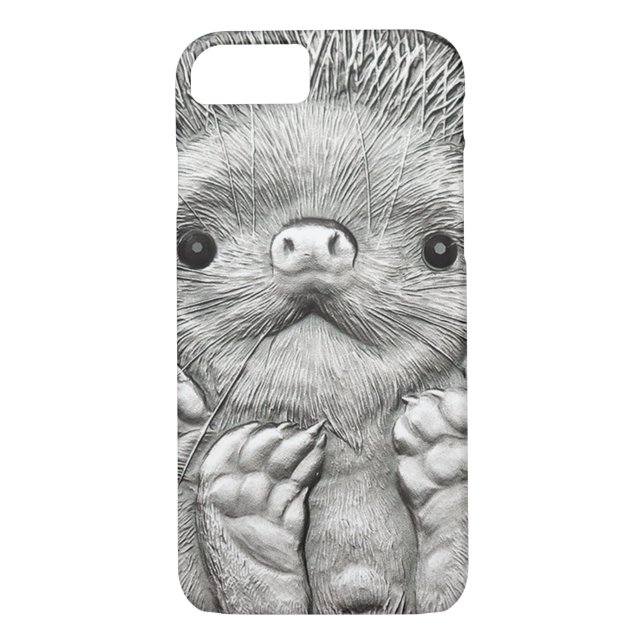 Capa Para iPhone, Case-Mate COISAS SELVAGENS: Caso de prata do iPhone 7 do (Verso)