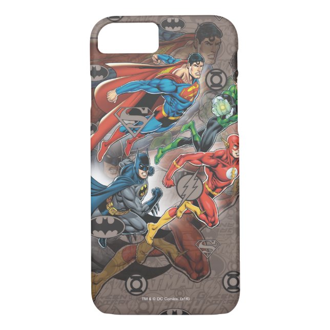 Capa Para iPhone, Case-Mate Colagem da Liga da Justiça (Verso)