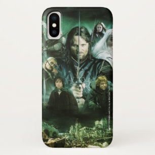 Capa Para iPhone X Colagem de Caracteres