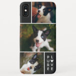 Capa Para iPhone Da Case-Mate Colagem de Fotos Moderna 3| Amor Puro| Preto<br><div class="desc">Esta capa de telefone moderna com estilo contém 3 modelos de fotos para suas fotos favoritas! Ela diz "PURE LOVE" no canto inferior direito e também tem um adorno cardíaco bonito. Excelente para amantes de animais de estimação ou qualquer um!</div>