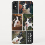 Capa Para iPhone Da Case-Mate Colagem de Fotos Moderna 4| Amor Puro| Preto<br><div class="desc">Esta capa de telefone moderna com o estilo 4 modelos de fotos para suas fotos favoritas!   Ela diz "PURE LOVE" no canto inferior direito e também tem um adormecimento cardíaco bonito. Excelente para amantes de animais de estimação ou qualquer um!</div>