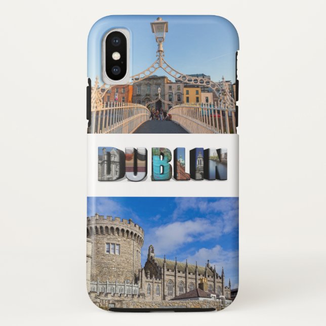 Capa Para iPhone, Case-Mate Colagem de Fotos na Irlanda de Dublin (Verso)