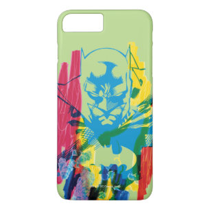 Capa iPhone 8 Plus/7 Plus Colagem do Marcador Batman Neon