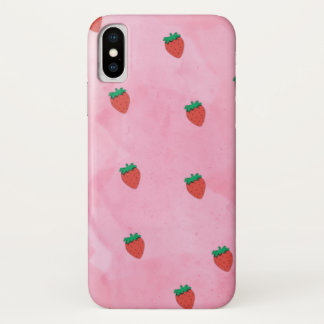 Capa Para iPhone Da Case-Mate Coleção de Amantes Móveis de Morango