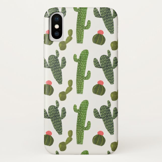 Capa Para iPhone, Case-Mate Coleção Llamarama | Cute Cactus (Verso)