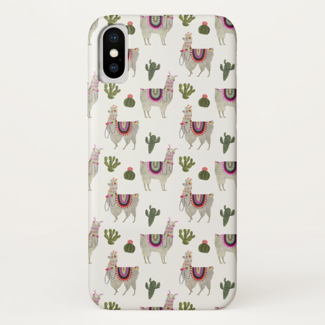 Capa Para iPhone, Case-Mate Coleção Llamarama | Llamas de Cute (Verso)