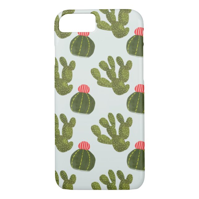 Capa Para iPhone, Case-Mate Coleção Llamarama | Padrão Cactus Cute (Verso)