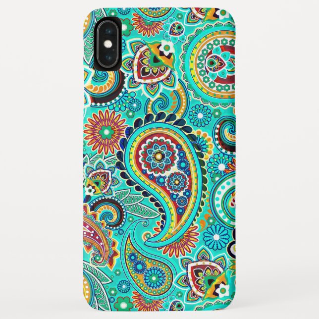 Capa Para iPhone, Case-Mate Colorida Abstrato Paisley (Verso)