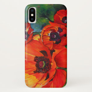 Capa Para iPhone Da Case-Mate Colorida Orange Oriental Poppy