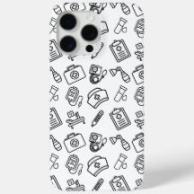 Capa para iPhone Case-Mate com ícone de Enfermeira