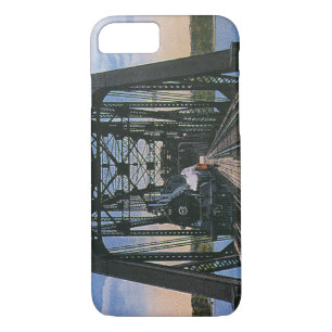 Capa Para iPhone Da Case-Mate Comboio de transporte de viagens vintage na ponte