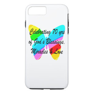 CAPA iPhone 8 PLUS/7 PLUS COMEMORANDO 70 DE ANIVERSÁRIO DE BORDA DESIGN