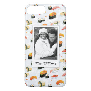 Capa Para iPhone Da Case-Mate Comida japonesa  Padrão Sushi  Adicione Sua Foto
