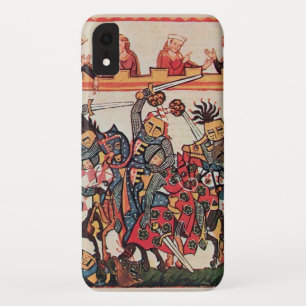 CAPA PARA iPhone XR COMPETIAM MEDIEVAL, CAVALEIROS DE COMBATE E