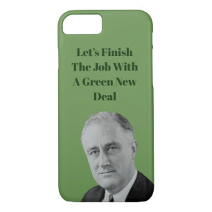 Capa iPhone 8/ 7 Concluir O Novo Acordo Verde Do Trabalho