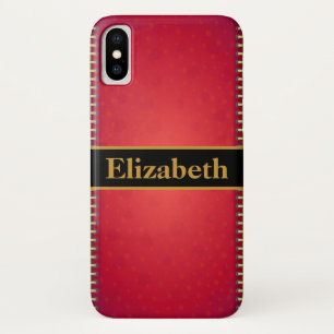 Capa Para iPhone Da Case-Mate Confete Personalizado de Brilho Vermelho Falso