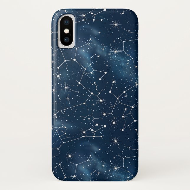 Capa Para iPhone, Case-Mate Constelação Celestial - Noite Estelar (3) (Verso)