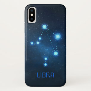 Capa Para iPhone X Constelação de Libra Zodiac   Astrologia
