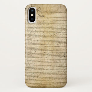 Capa Para iPhone Da Case-Mate Constituição de Estados Unidos do vintage