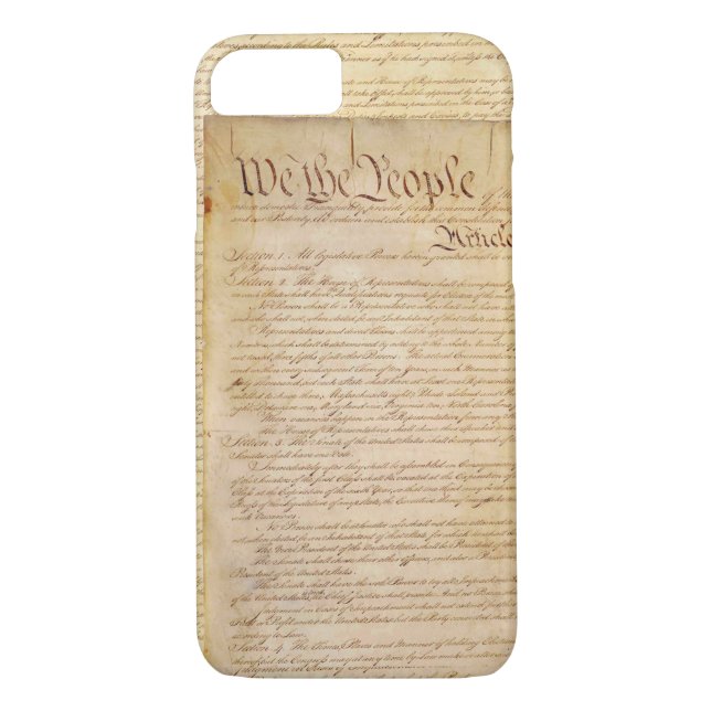 CAPA PARA iPhone, Case-Mate  CONSTITUIÇÃO DOS E.U. (Verso)