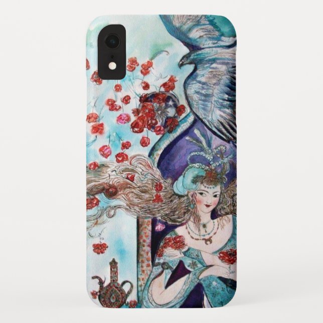 CAPA PARA iPhone, Case-Mate  CONTAGEM ORIENTAL/PRINCESA, ROSAS VERMELHAS E HAWK (Verso)