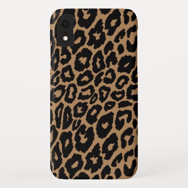 Capa Para iPhone, Case-Mate Conversor de Fundo de Impressão do Leopardo (Verso)