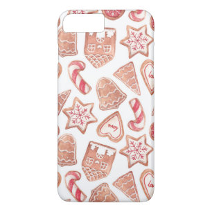 Capa iPhone 8 Plus/7 Plus Cookies de Natal Festivos