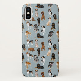 Capa Para iPhone Da Case-Mate Coonhounds no azul