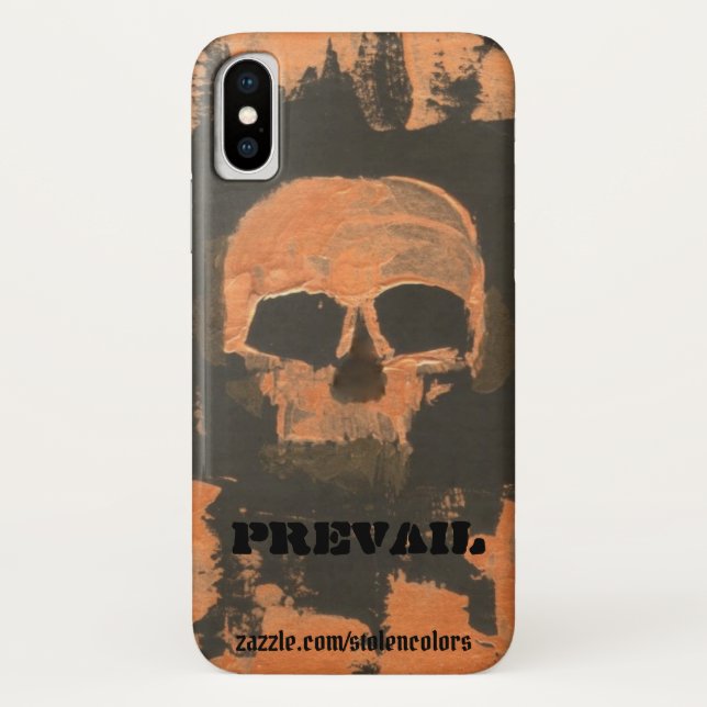 Capa Para iPhone, Case-Mate Copper Skull Predomina (Verso)