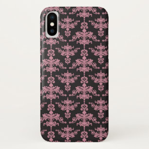 Capa Para iPhone X Cor damasco 5