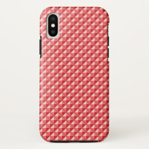 Capa Para iPhone Da Case-Mate Cor-de-rosa-coral, aspecto de esmalte, grelha de e