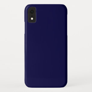 Capa Para iPhone XR Cor sólida: Marinho azul