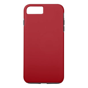 Capa iPhone 8 Plus/7 Plus Cor sólida: Vermelho oxicoco