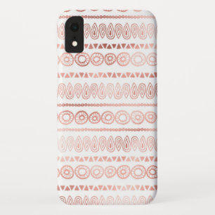 Capa Para iPhone Da Case-Mate Cora cor-de-rosa - o teste padrão tirado de Boho