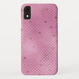 Capa Para iPhone Da Case-Mate Cora o teste padrão cor-de-rosa das escalas da