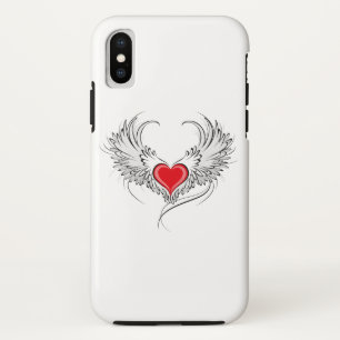 Capa Para iPhone Da Case-Mate Coração Anjo Vermelho com asas