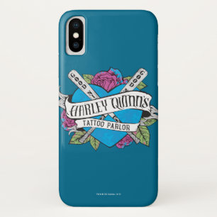 Capa Para iPhone X Coração da sala de estar do tatuagem do suicídio