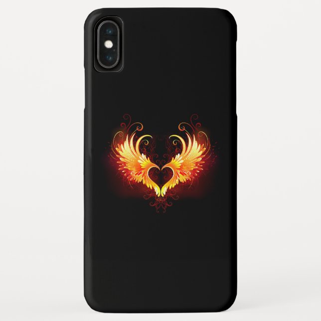 Capa Para iPhone, Case-Mate Coração do Anjo Fogo com Asas (Verso)