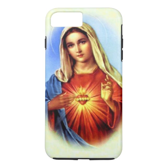 Capa Para iPhone, Case-Mate Coração imaculado da Virgem Maria abençoada (Verso)