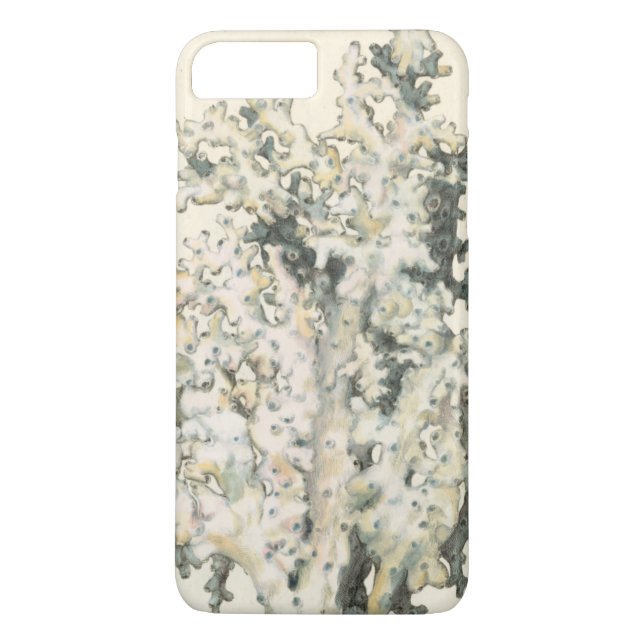 Capa Para iPhone, Case-Mate Coral de Aquarela Antiquada (Verso)