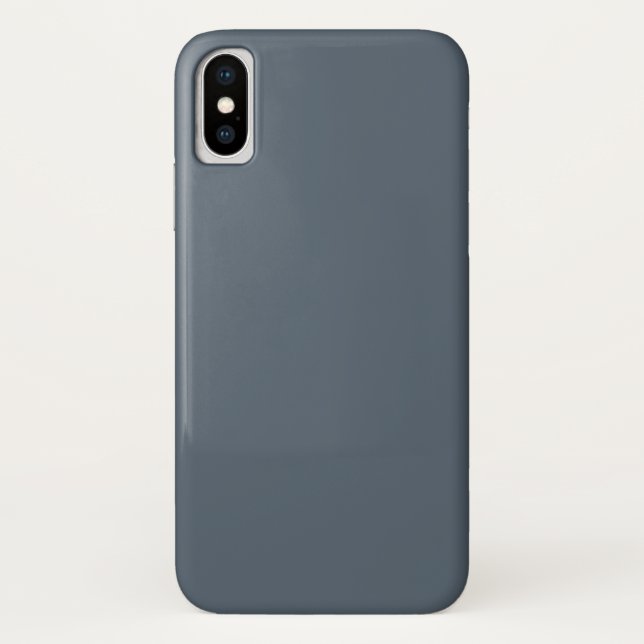 Capa Para iPhone, Case-Mate Coral preto (cor sólida) (Verso)