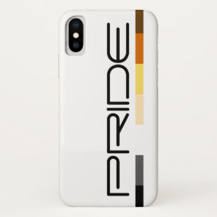 Capa Para iPhone X cores Bear Pride bandeira Bear Pride