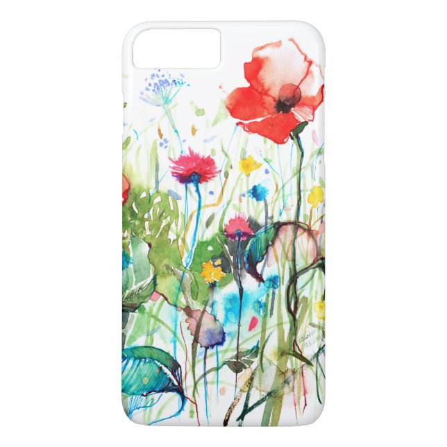 Capa Para iPhone, Case-Mate Cores d'água coloridas Flores de vermelhidão e de  (Verso)