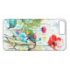 Capa Para iPhone, Case-Mate Cores d'água coloridas Flores de vermelhidão e de  (Verso (Horizontal))