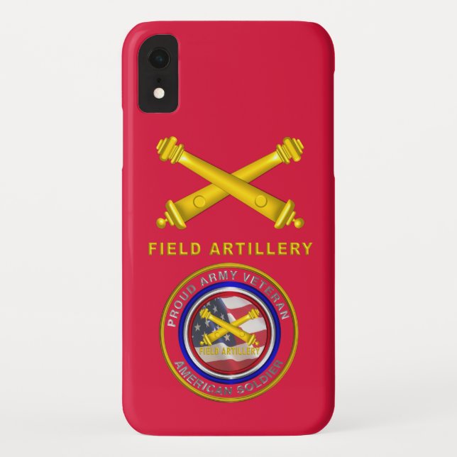 Capa Para iPhone, Case-Mate Cores de Artilharia de Campo - Veterano (Verso)