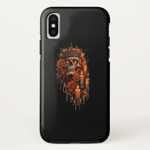 Capa Para iPhone Da Case-Mate Coroa de Caveira Gótica Halloween Rosas Sombrias A