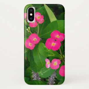 Capa Para iPhone Da Case-Mate Coroa de Thorns floresce rosa